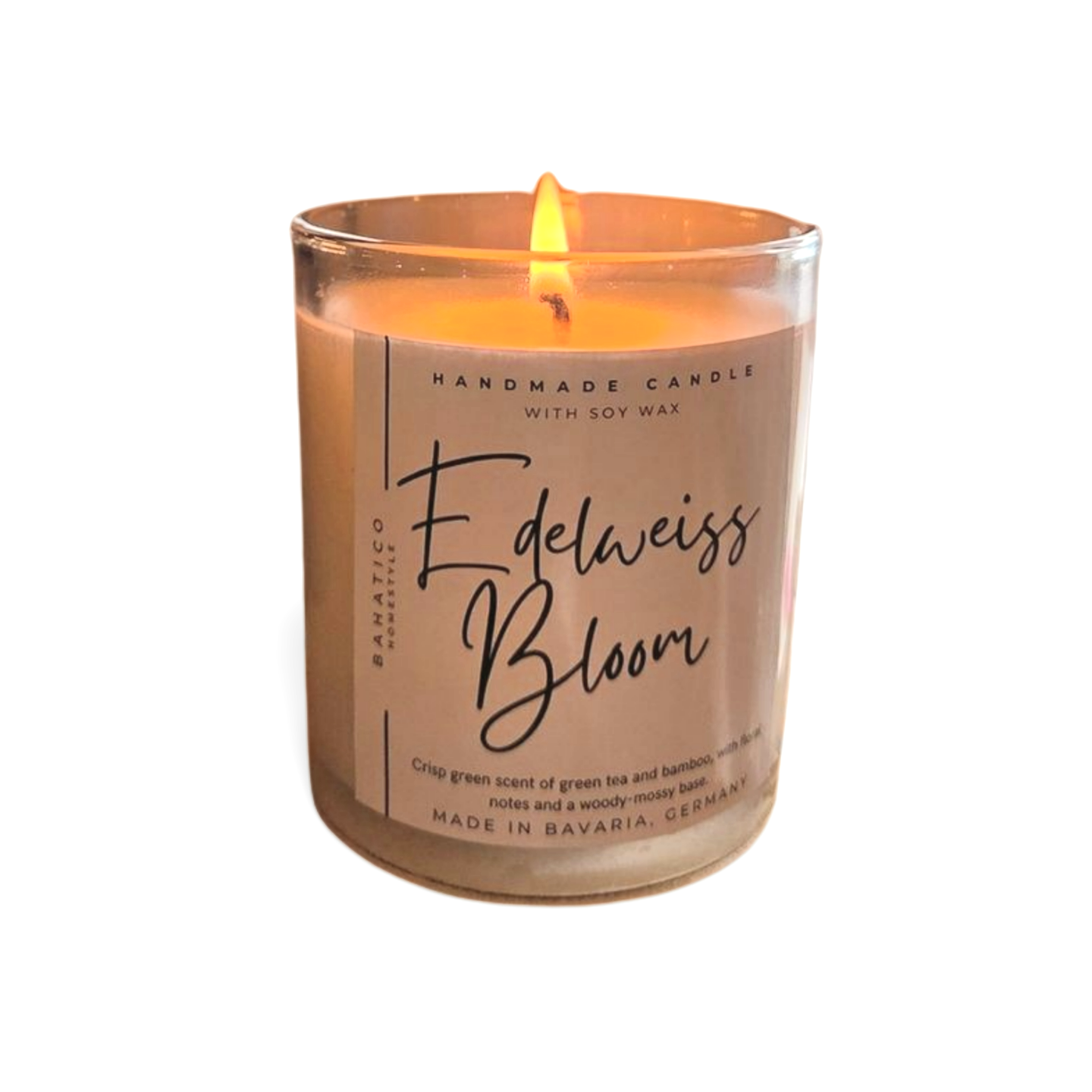 Edelweiss Bloom – Alpen-Duftkerze mit reiner Eleganz
