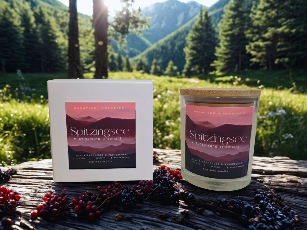 Spitzingsee – Alpen-Duftkerze mit einer Brise alpiner Kräuter