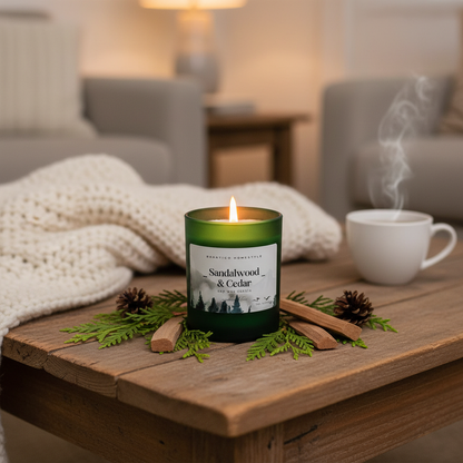 Sandel & Zedern - Alpen-Duftkerze