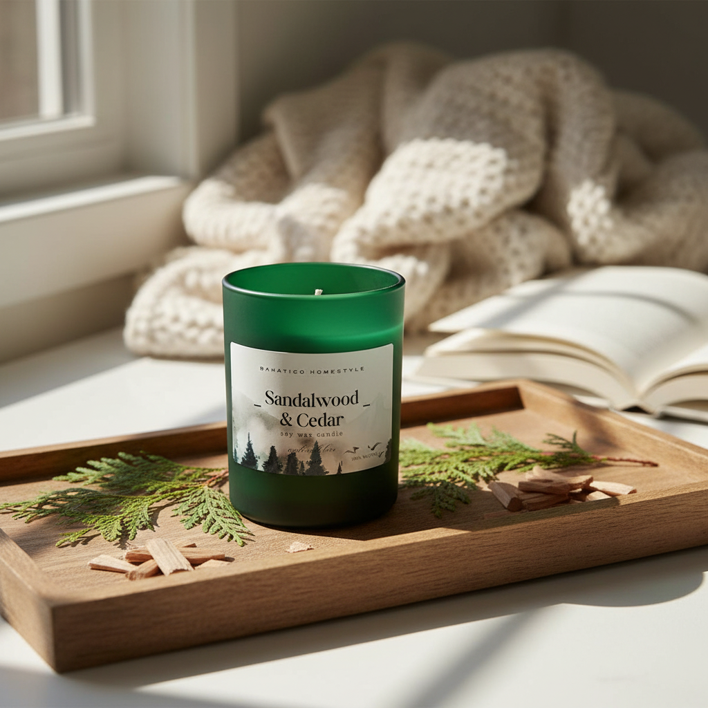 Sandel & Zedern - Alpen-Duftkerze