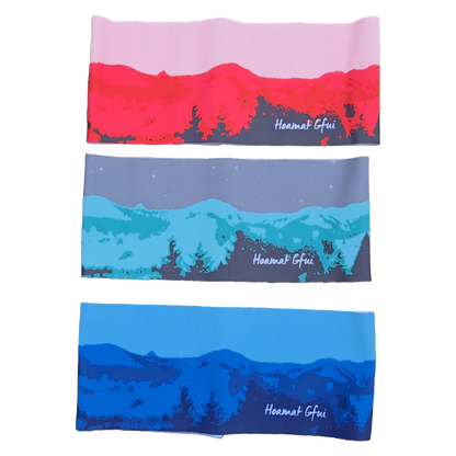 Damen Hoody & Stirnband - BergGfui pink