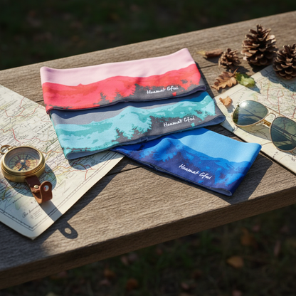 Damen Hoody & Stirnband - BergGfui pink