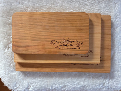 Schliersee Gfui Brotzeitbrettchen aus Kirschholz – Edel & Praktisch