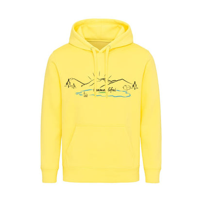 Hoamat Gfui Pullover mit Logo in Gelb unisex