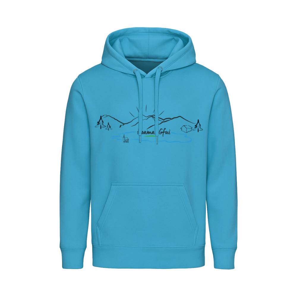 Hoamat Gfui Pullover mit Logo in Blau