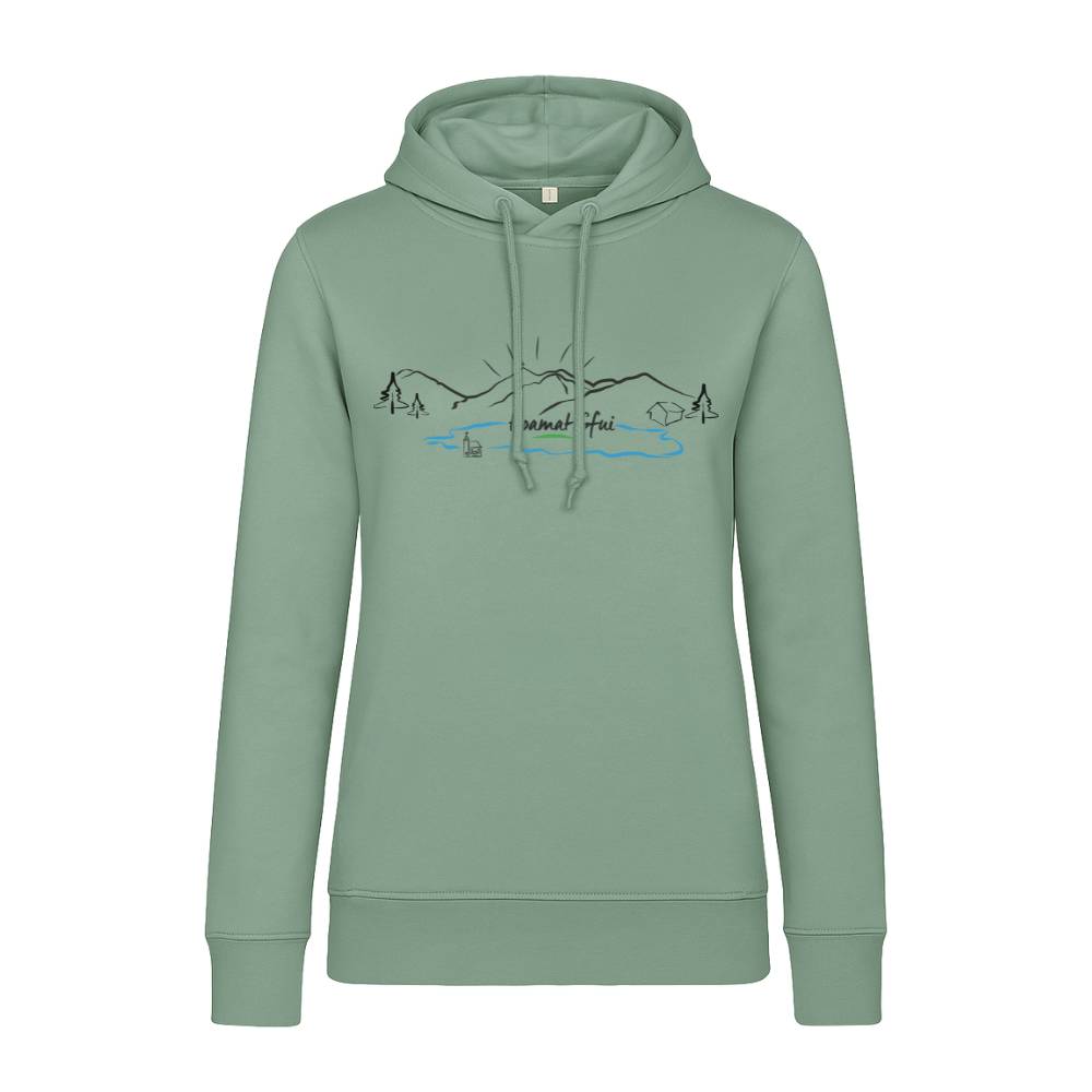 Hoamat Gfui Pullover in sage mit Logo