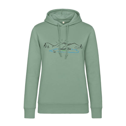 Hoamat Gfui Pullover in sage mit Logo