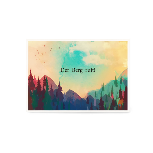 moderne bayrische Postkarten